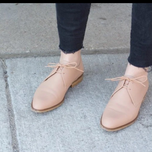 Everlane Shoes - Everlane The Modern Oxford Italian Leather Blush